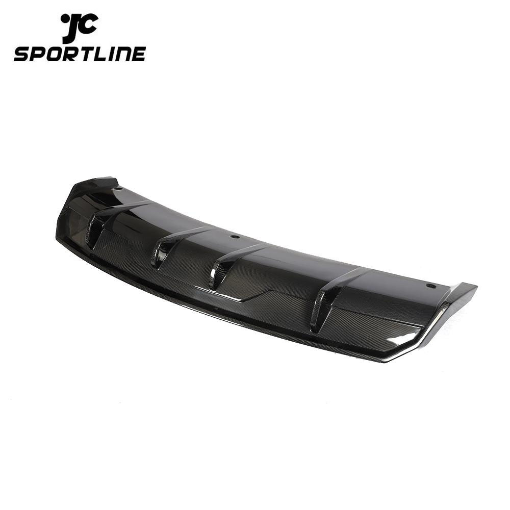 ML-LQ063 Carbon Fiber Rear Bumper Diffuser Lip for Tesla Model 3 Sedan 4-Door 2016-2019