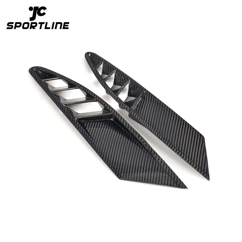 ML-XM091 Carbon Fiber Front Bumper Air Intake Vents for Ferrari 458 Base Coupe 2-Door 11-13