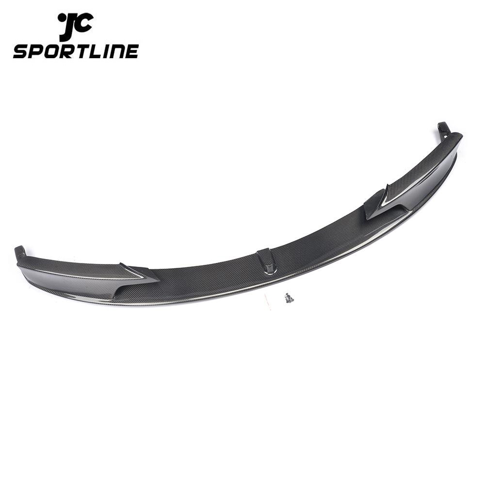 JC-20130808  For BMW 3 Series F30 F31 M Sport Car Front Bumper Lip Spoiler Winglets Splitters 2013 - 2017 Carbon Fiber / FRP Black