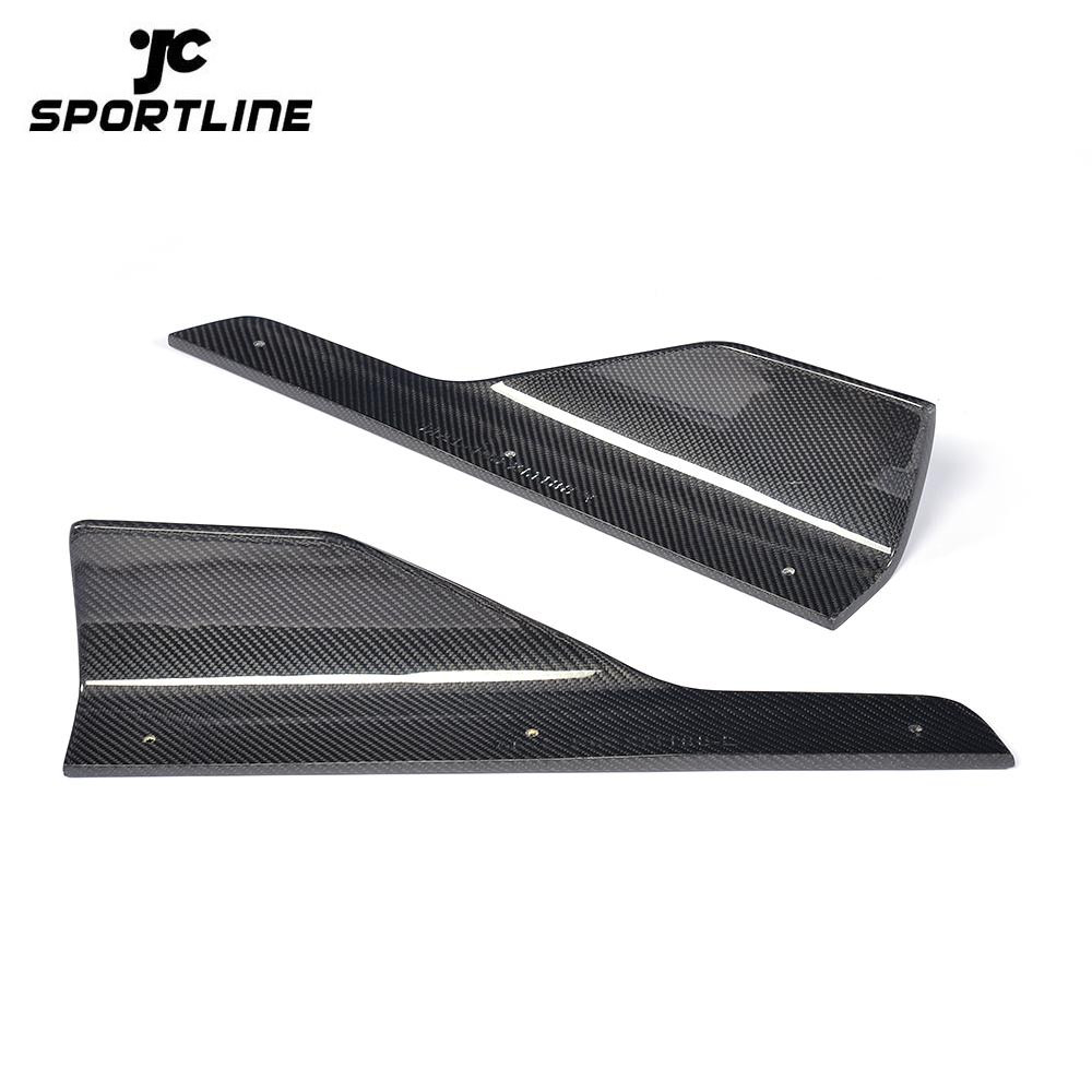 ML-XM188   NEW 3 Series Carbon Fiber F30 Car Side Splitter for BMW F30 320i 325i 328i 335i M Sport Sedan 4-Door 13-17