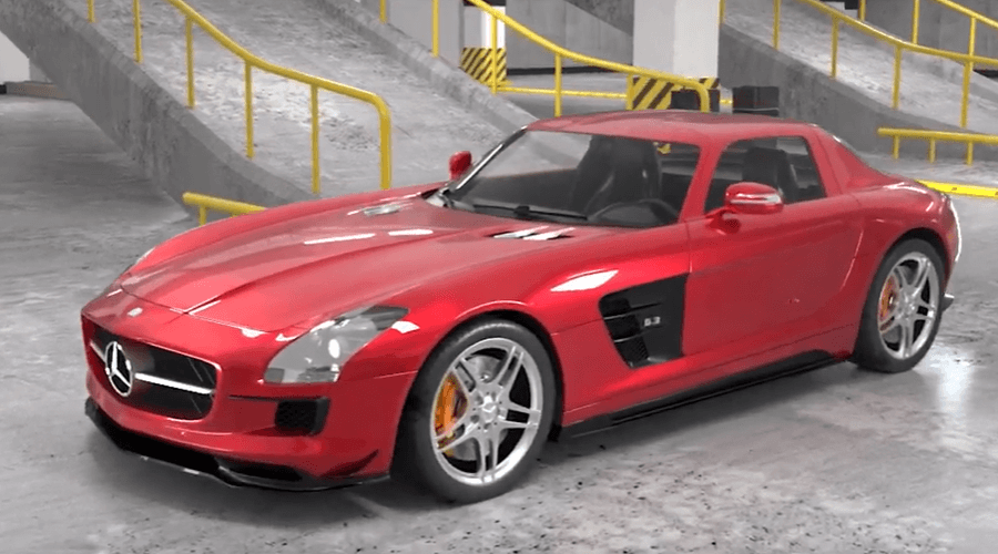 Mercedes' most classic gull-wing door supercar! Come to see the custom made auto body kits by JCsportline team.