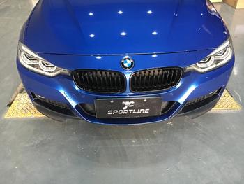 Carbon Fiber Front Bumper Side Splitters Aprons for BMW 3 Series F30 320i 325i 328i 335i M Sport Only Sedan 4-Door 2013-2017