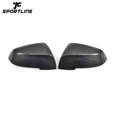 JC-BMEF3014-1 Car-Styling Carbon Fiber Side Mirror Rearreview Cover Caps for BMW 1Series E87 F20 F30 F35 2011UP