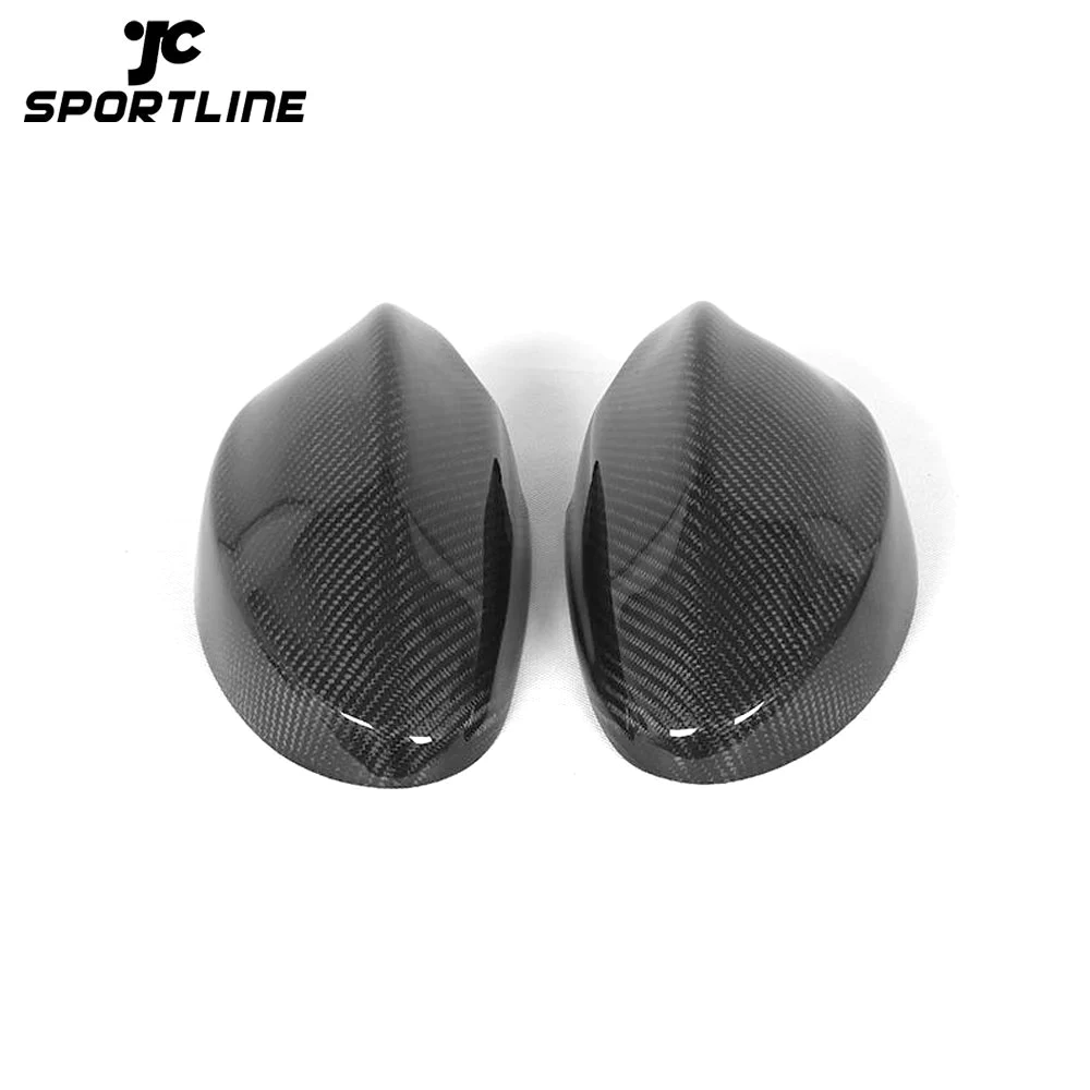 JC-BME900530 Car Styling Carbon Fiber Rear View Mirror Covers For BMW 328i E90 LHD 2005-2008