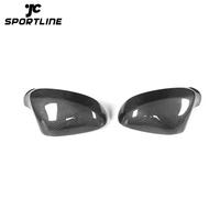 JC-BME920562 Carbon Fiber Side Rearview Mirror Covers Caps for BMW 3 Series E92 M3 2010 2011 Add on Style Car Styling