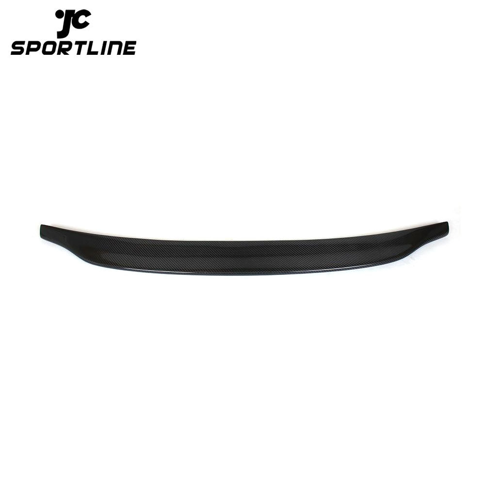 JC-20130709-1 Car Style Carbon Fiber Racing Rear Trunk Lip Spoiler Wing for Audi A5 Standard Coupe 2-Door 2008 - 2015 Boot Lip