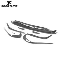 JC-ZYY097-CF Carbon Fiber A45 Front Valance Lip with Canards for Mercedes Benz W176 A250 AMG Style 2013-2018