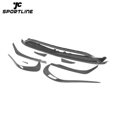JC-ZYY097-CF Carbon Fiber A45 Front Valance Lip with Canards for Mercedes Benz W176 A250 AMG Style 2013-2018