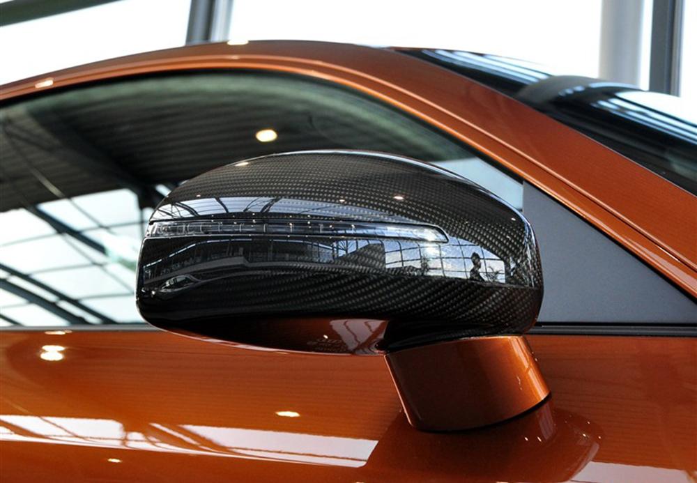 ML-XM101  Car Carbon Fiber Carbon Fiber Side Mirror Cover for Audi R8 Base Convertible 2-Door 07-11