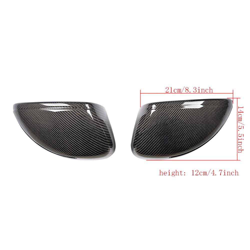JCsportline ferrari carbon mirror covers replacement for car styling-2