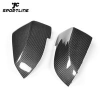 JC-JK018-1  Replacement Carbon Fiber Racing Rear View Side Mirror Covers for BMW 5 6 7 Series F10 F06 F12 F01 F02 2014 - 2016