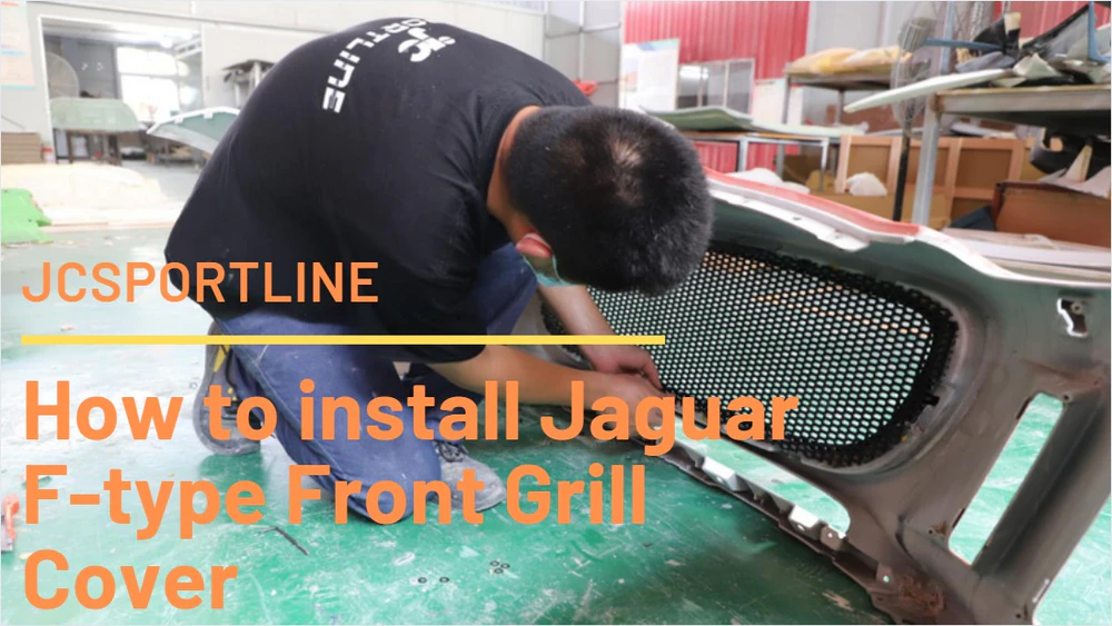 How to install Jaguar F-type Front Grill Cover