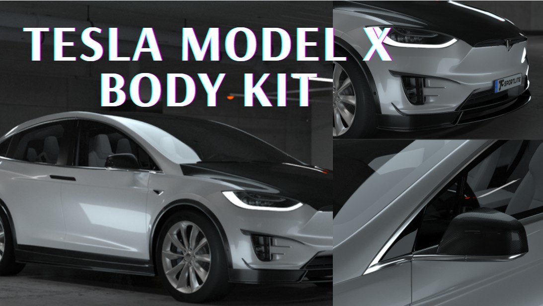 Carbon Fiber Body Kit for Tesla Model X 75D 90D P90D 100D P100D 2016-2018