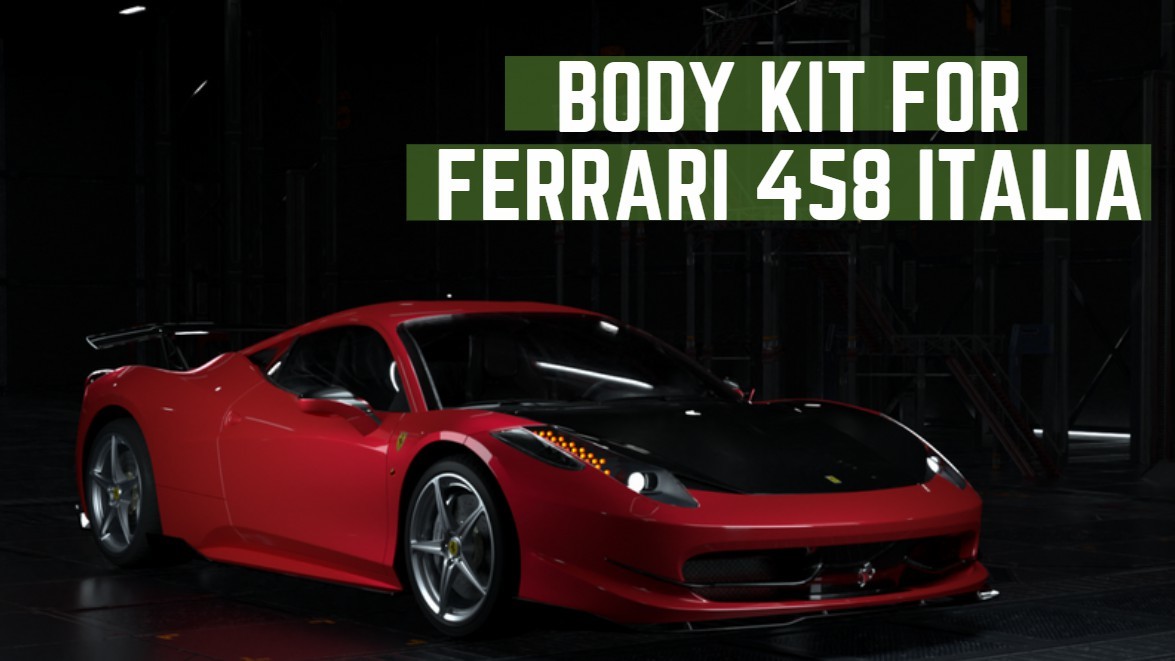 Carbon Fiber Body Kit for Ferrari 458 Italia 8 pieces