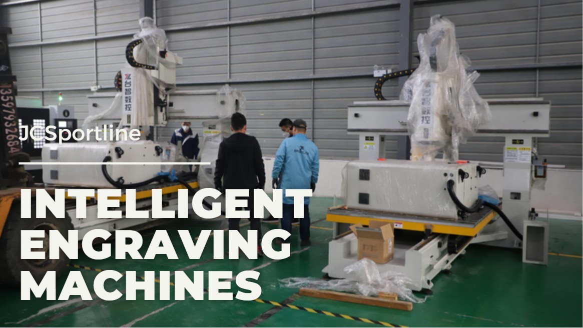New equipment of JCSportline! Two intelligent engraving machines