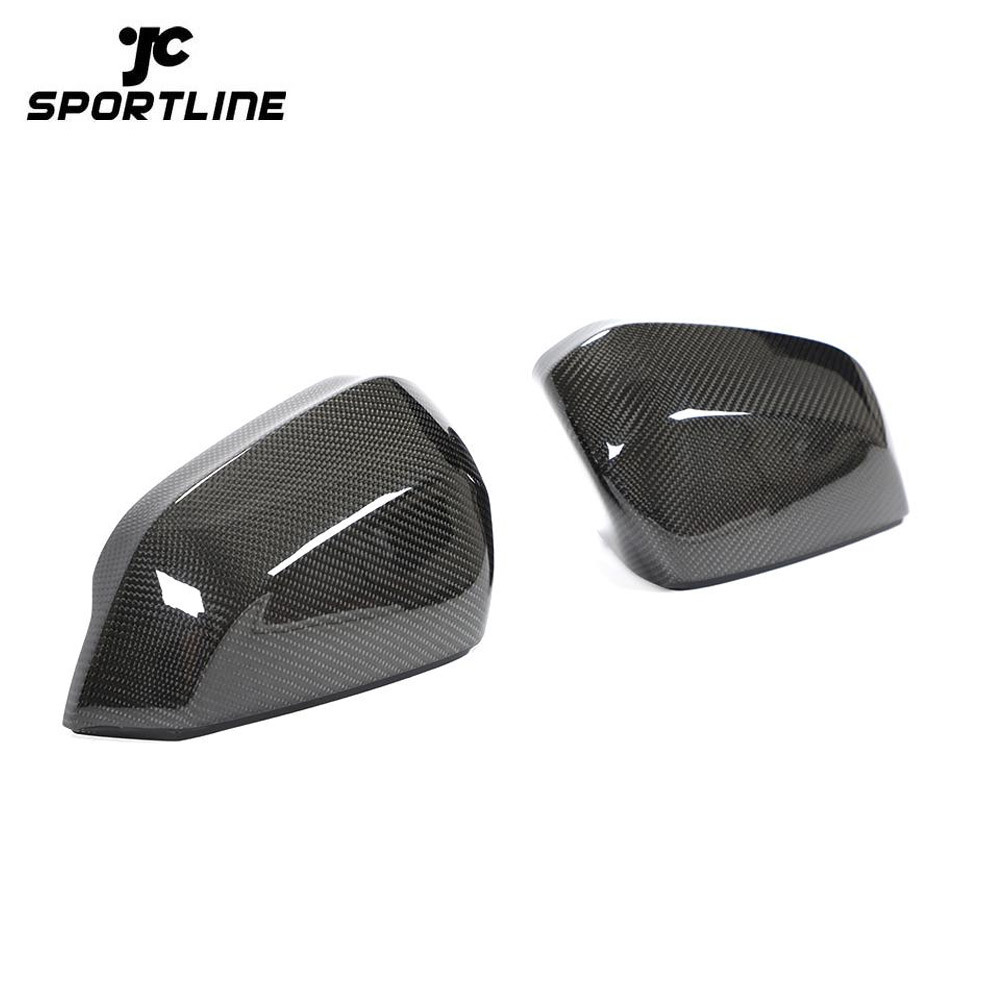 JC-HLY486  For Audi Q2 Q3 Sport Utility 2019UP Carbon Fiber Side Rearview Mirror Cover Caps Pair