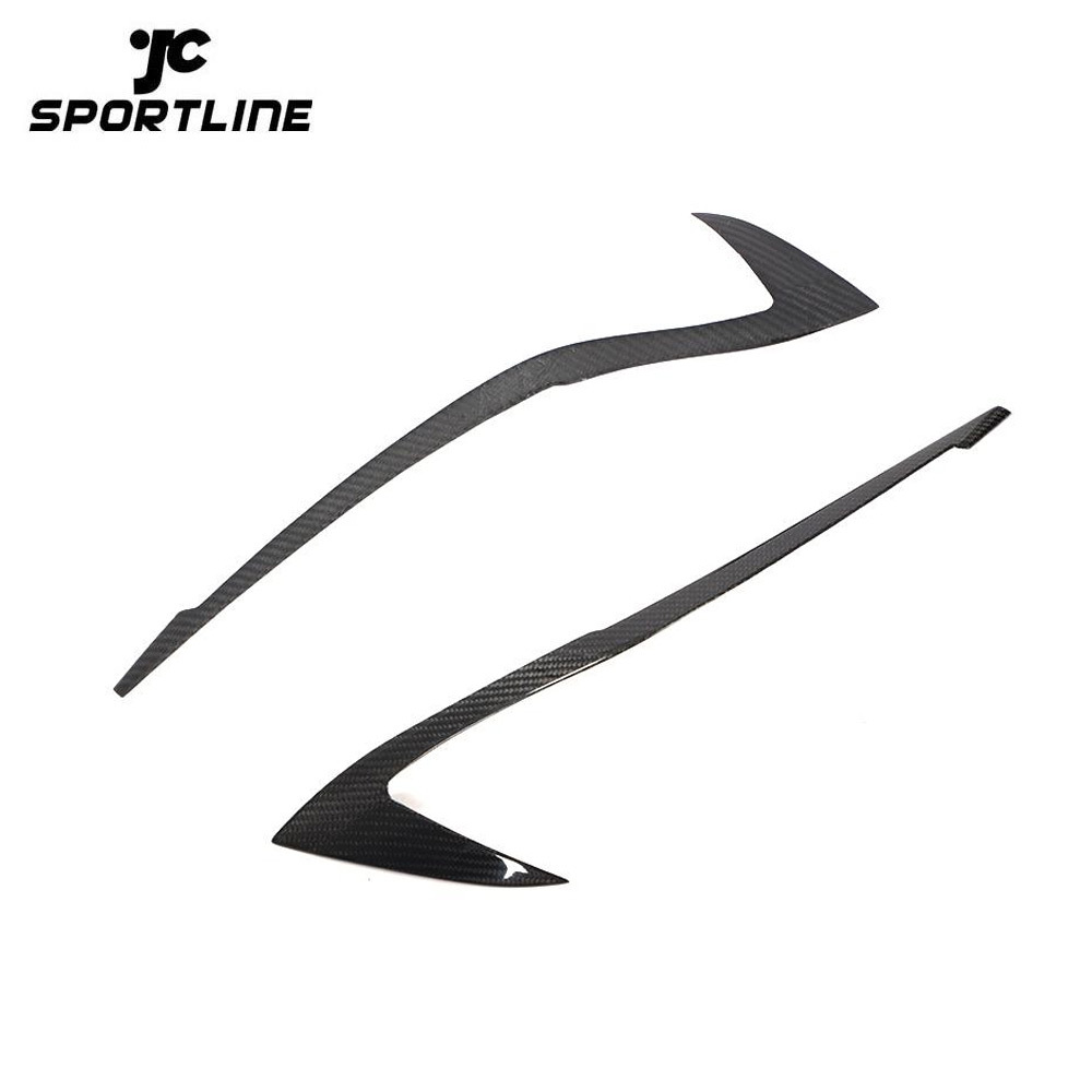 ML-LQ124  100% Dry Carbon Fiber G20 Front Lamp Eyebrows Eyelid Cover for BMW 3 series G28 2020