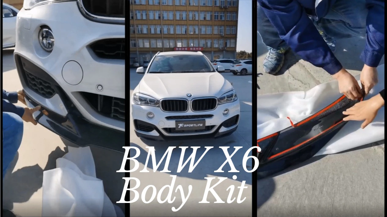 How to install BMW X6 F16M Carbon Fiber Body Kit