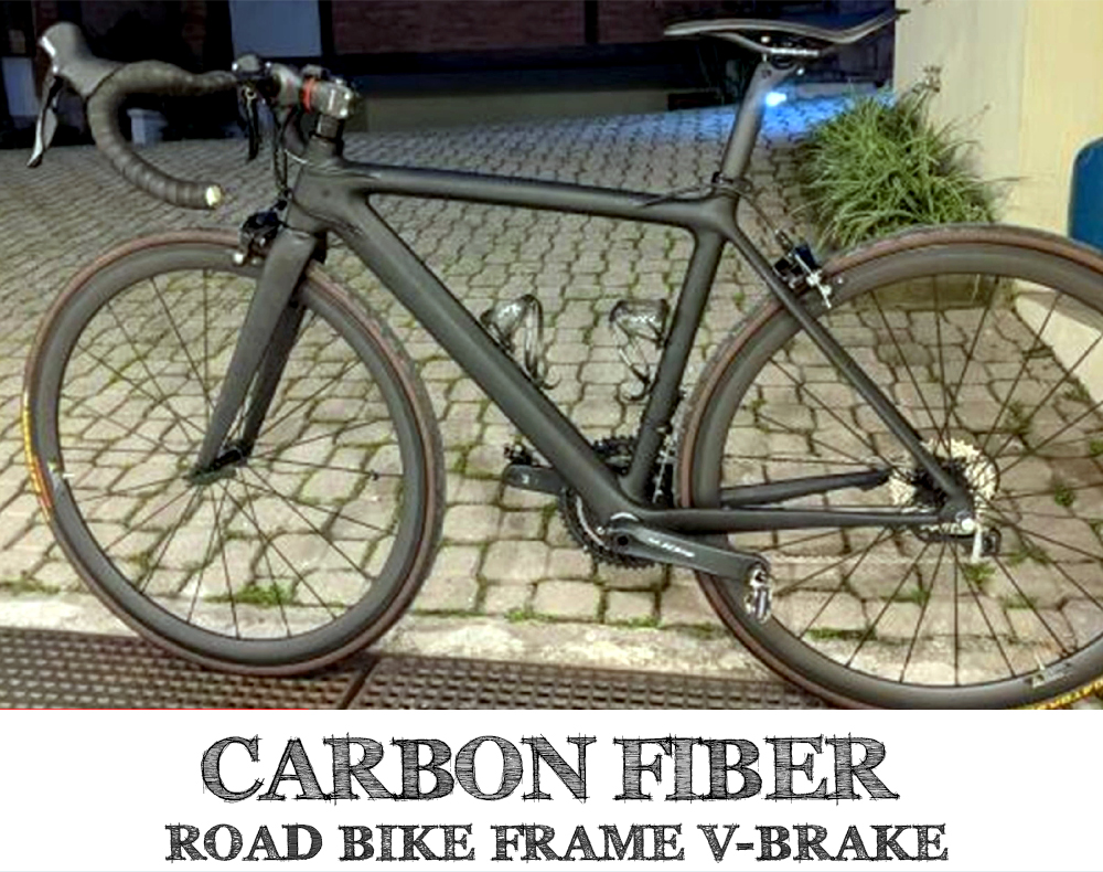 Jcroad001 Carbon Road Bike Frame Carbon Fiber Racing Bike Rigid Fork...