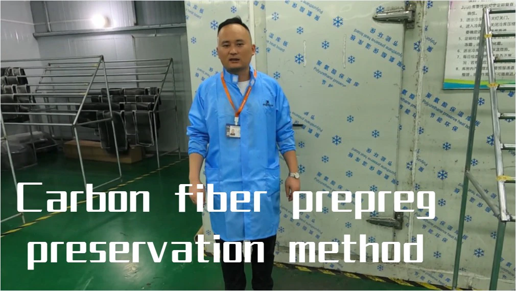 Carbon fiber prepreg preservation method