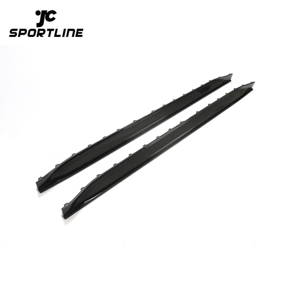 JC-HD443-PRO Prepreg Carbon G80 M3 Car Side Skirts Extension for BMW G80 M3 Competition 2021 2022