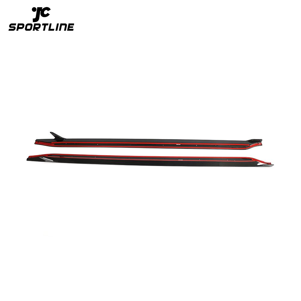 ML-PZJ094-PRO Dry Carbon Fiber G80 M3 Car Side Skirts Kits for BMW G80 M3 Competition 2021- 2023