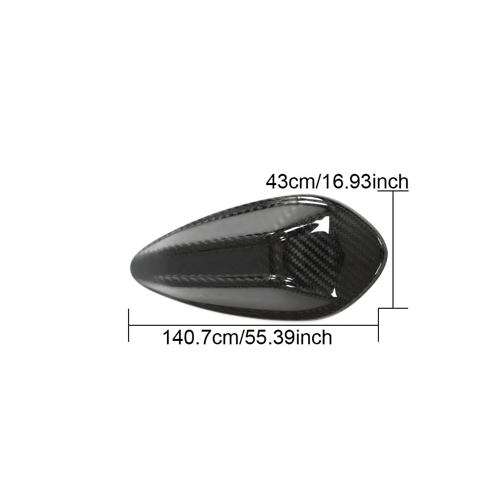 ML-YWW116-PRO Carbon Fiber Roof Shark Fin Antenna for BMW G20 LCI M Sport Edition Sedan 4-Door 2023