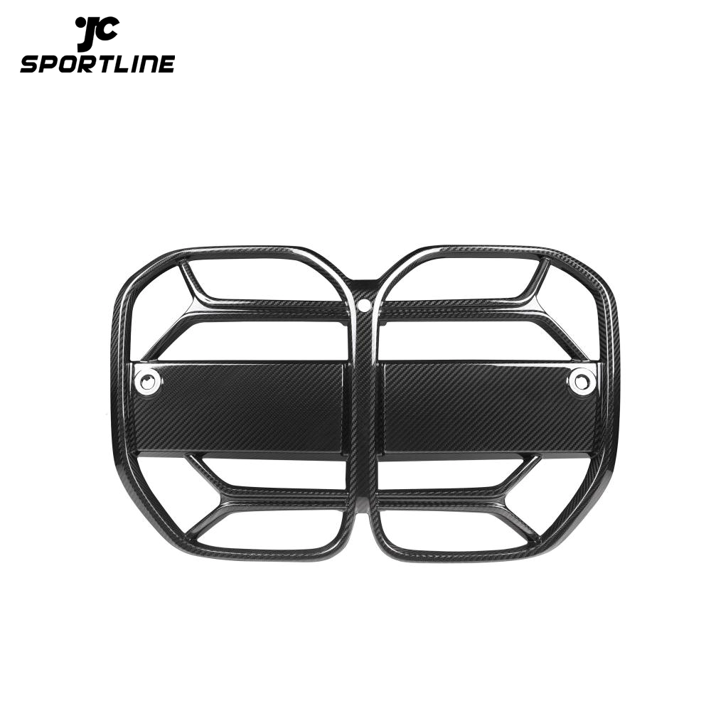 JC-HD517 Pre-preg Dry Carbon G22 G23 Front Grille Grill Cover Trims for BMW 4 series G22 G23 2021-2022