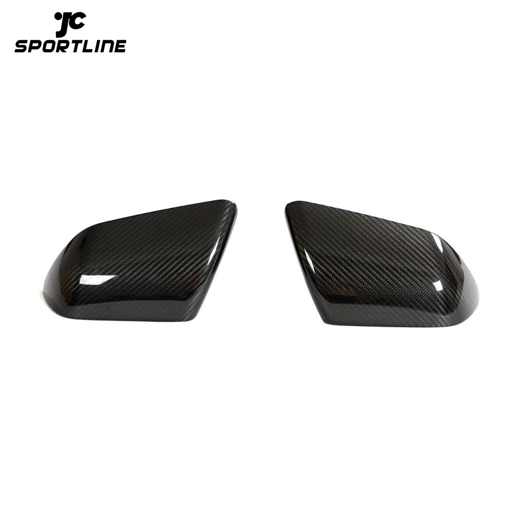 ML-ZDH382-PRO Dry Carbon Fiber Exterior Side Rearview Mirror Cover for Ford Mustang GT500